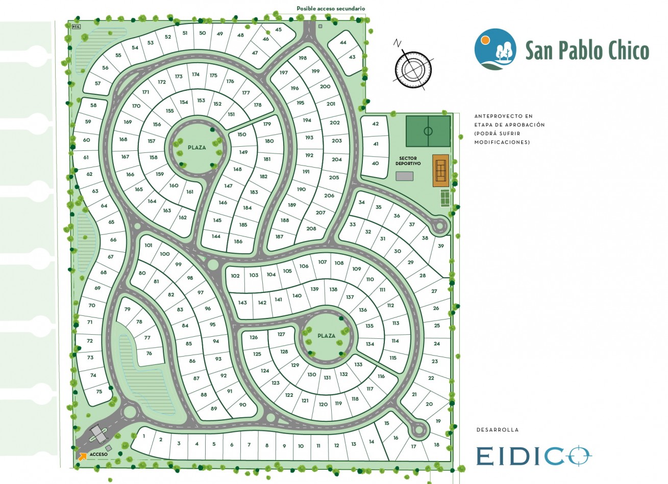 4 Lotes en San Pablo Chico Pilar