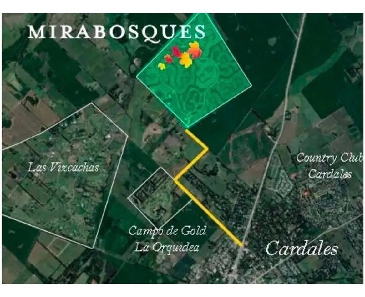 Lote en Country Mirabosques Cardales.