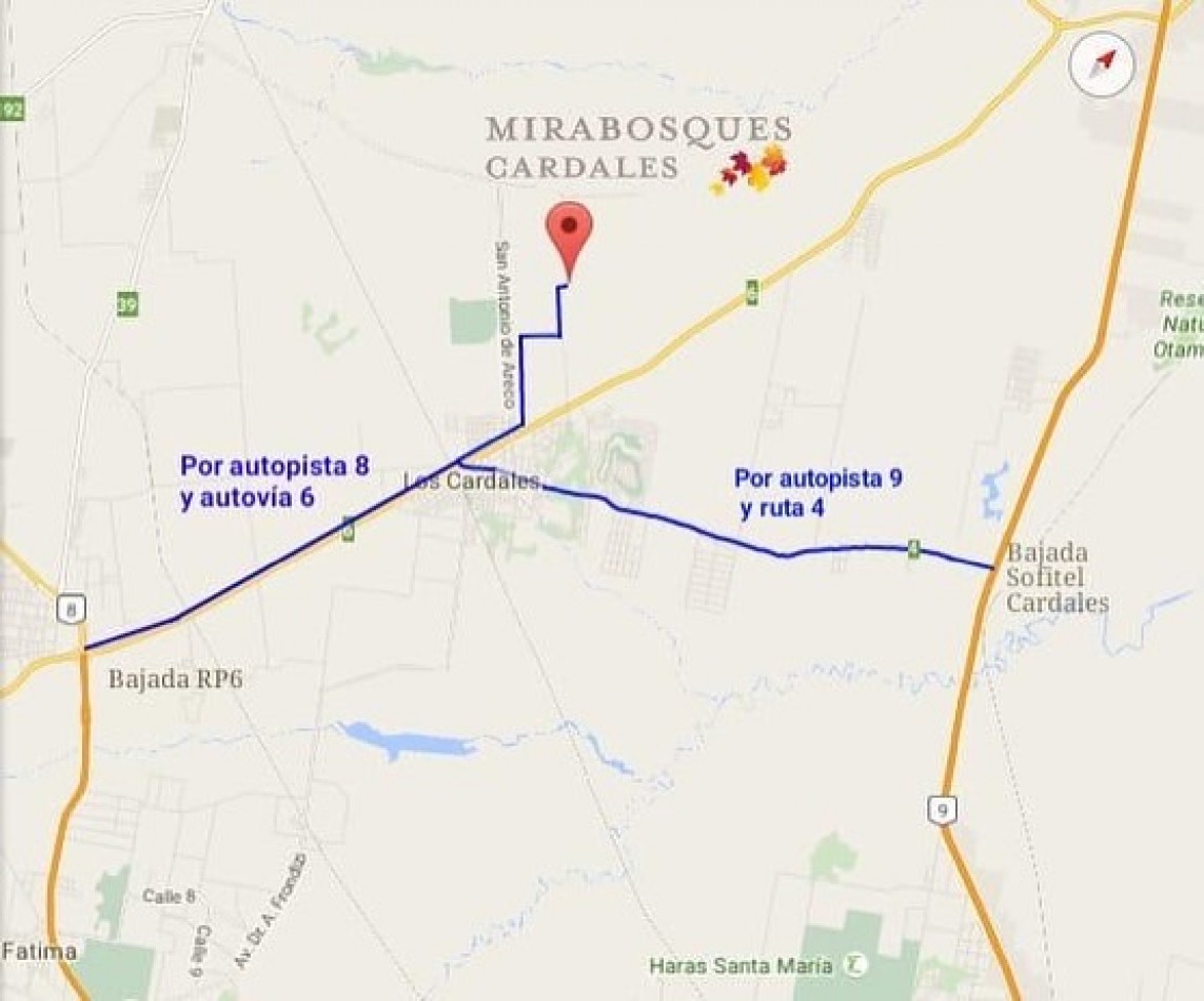 Lote en Country Mirabosques Cardales.