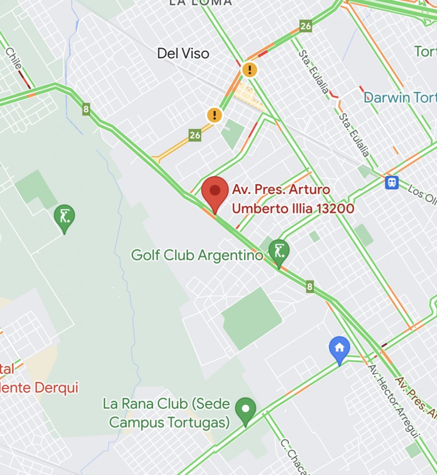 Lote sobre Ruta 8
