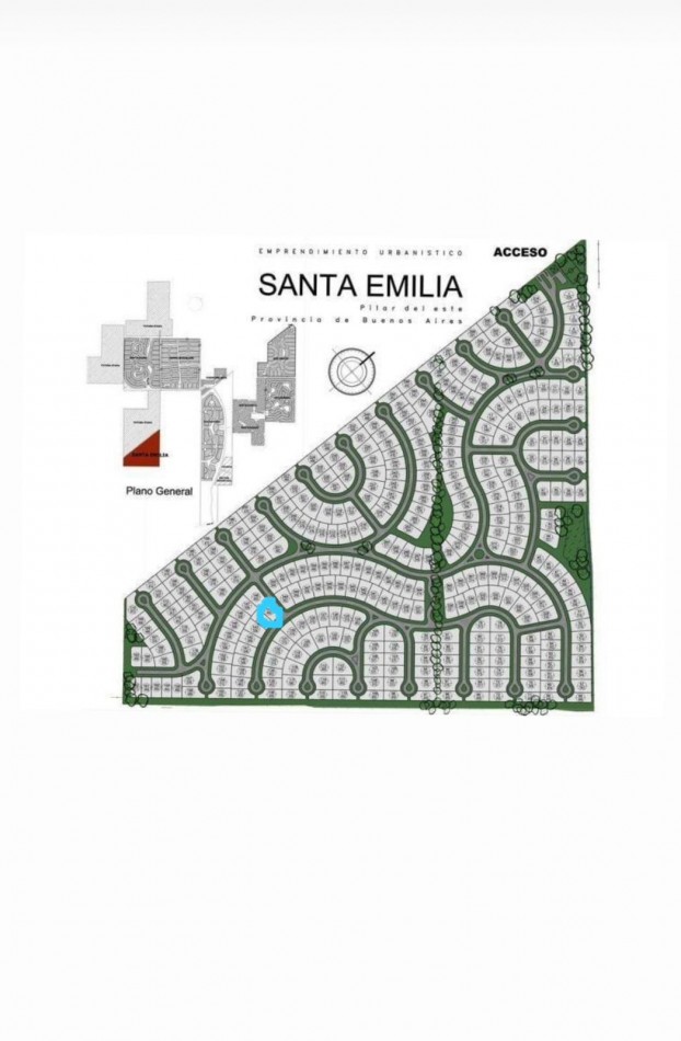 Lote en Barrio Santa Emilia, Pilar del Este.