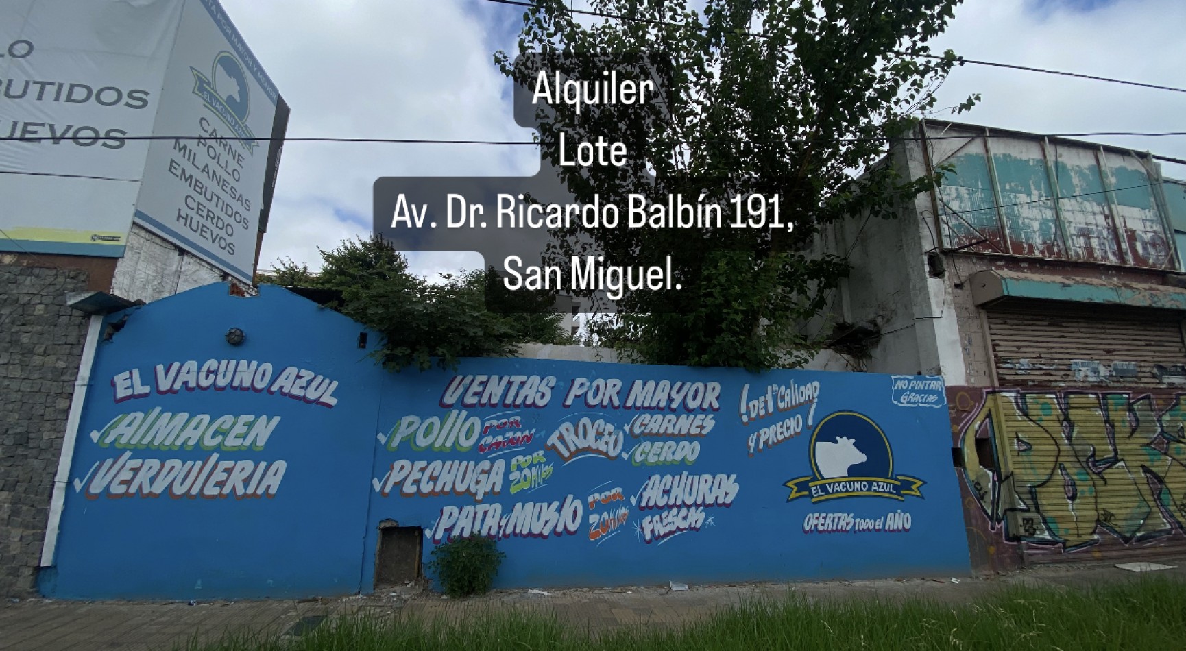 Alquiler de Terreno en San Miguel Centro. 