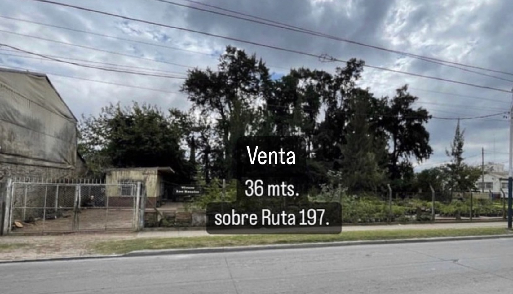 Lote en la Ruta 197. 