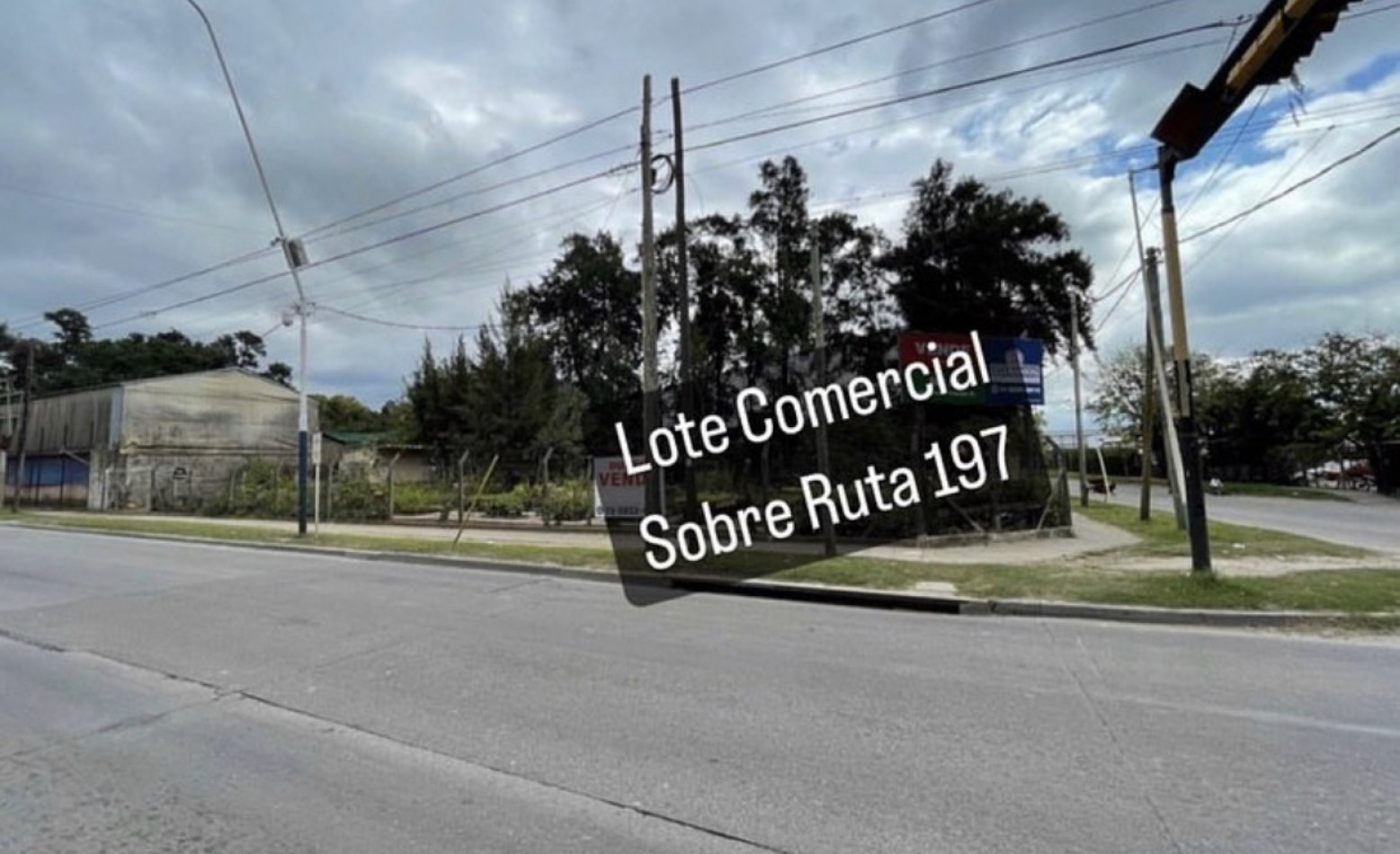 Lote en la Ruta 197. 