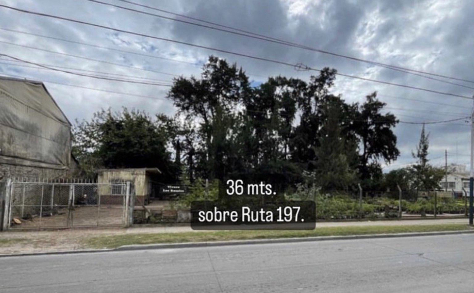 Lote en la Ruta 197. 