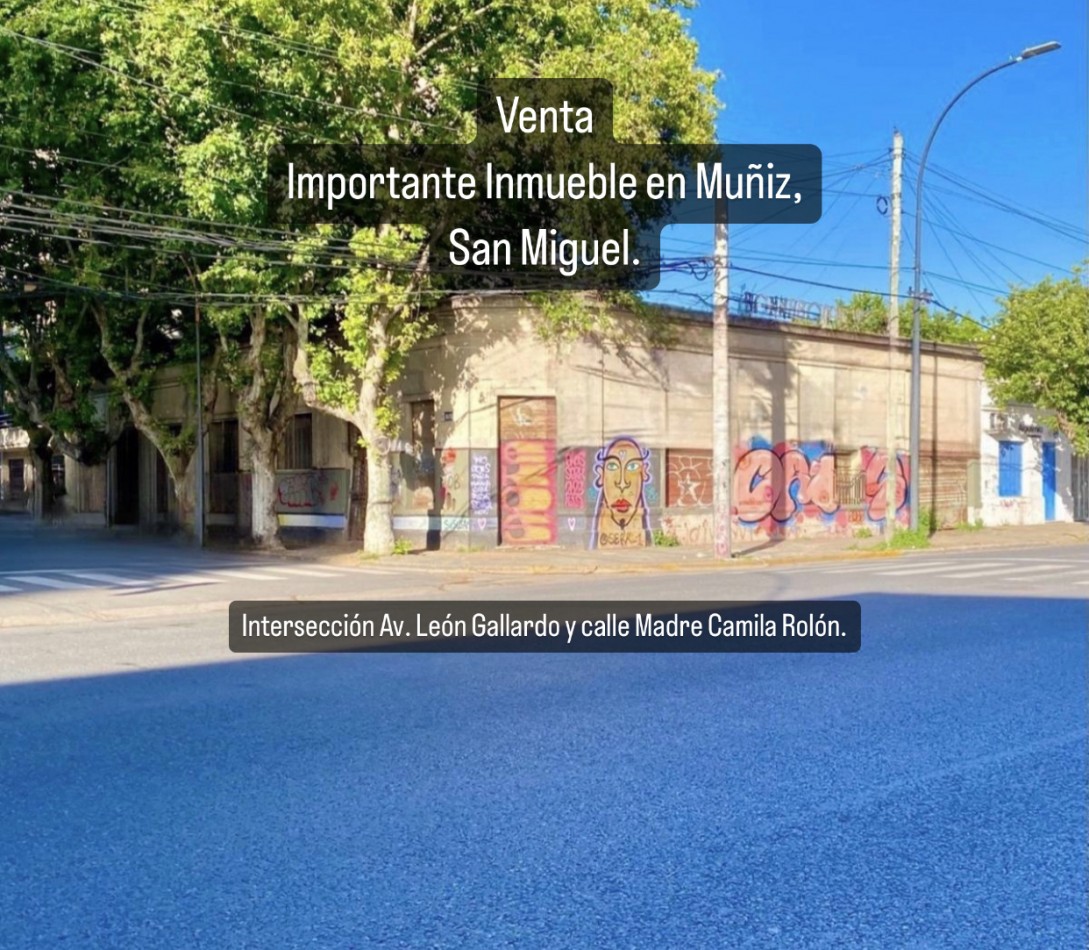 Inmueble en Muñiz. 