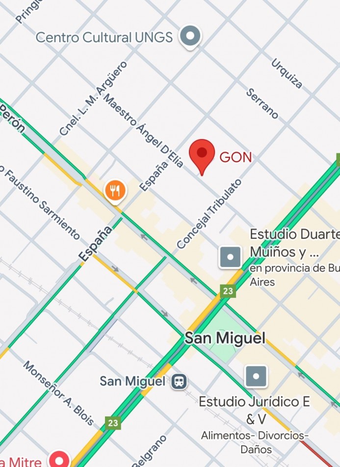 Departamento 2 amb. San Miguel. 