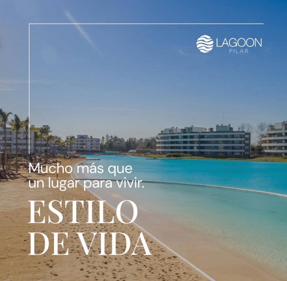 Departamentos en Lagoon Pilar. 
