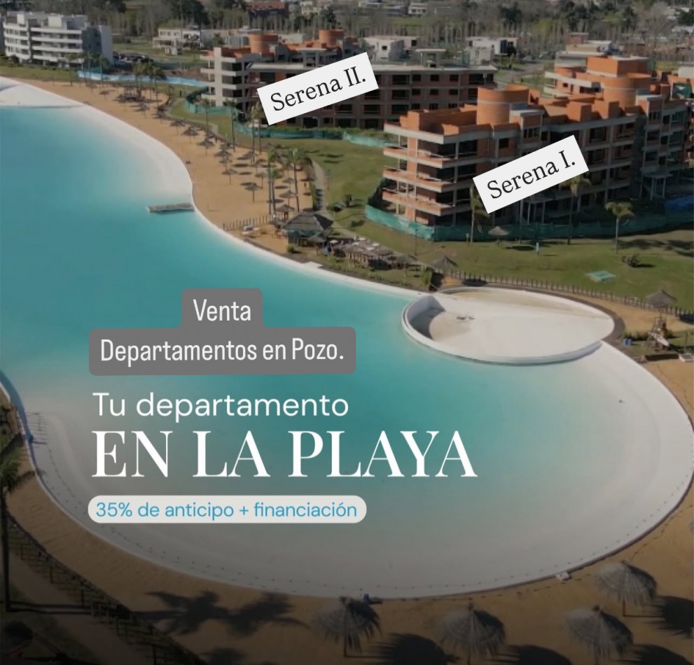 Departamentos en Lagoon Pilar. 