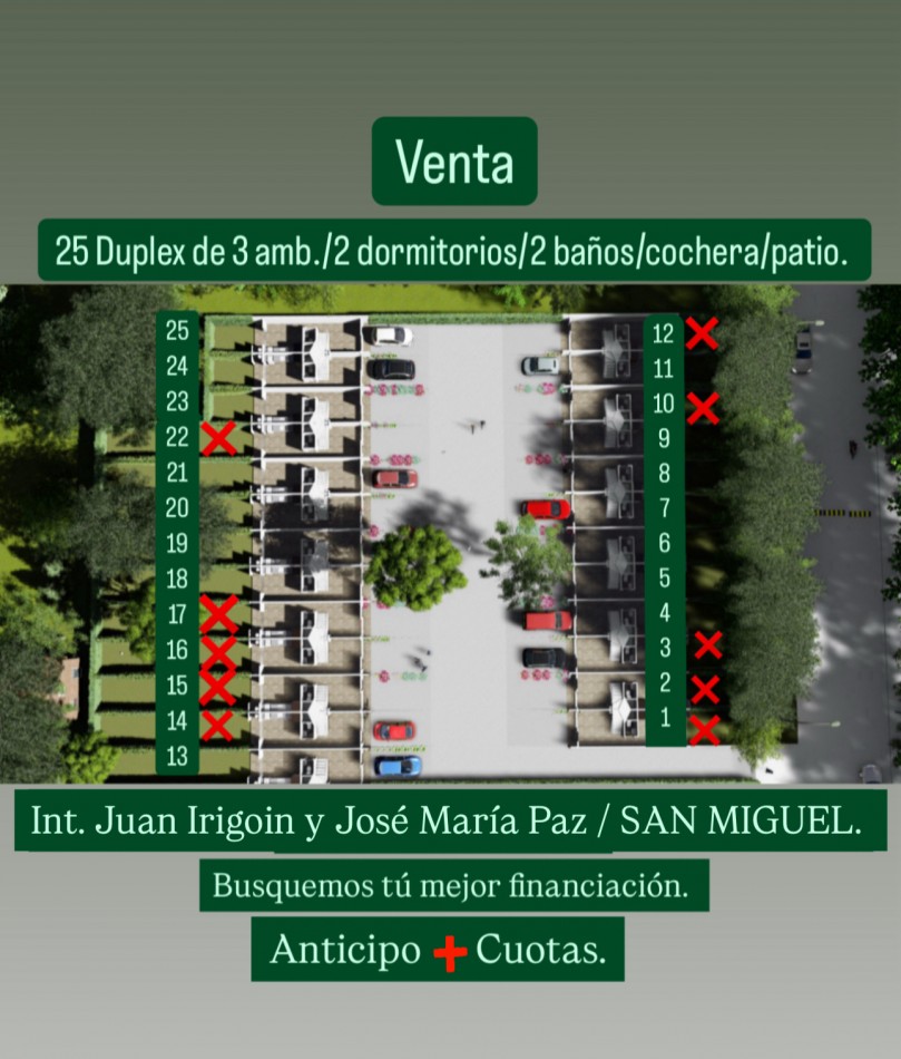 Duplex en Pozo.
