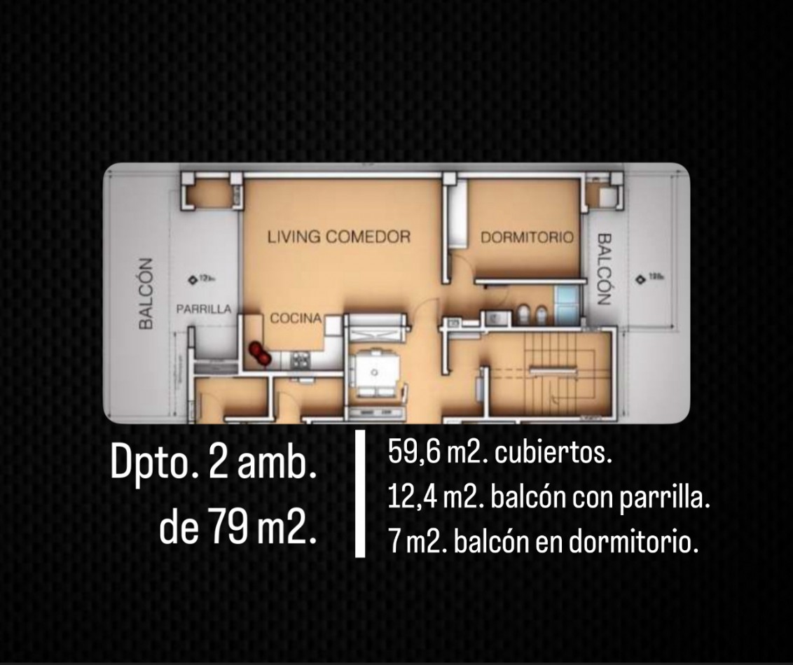 Venta Departamento en Obra. 