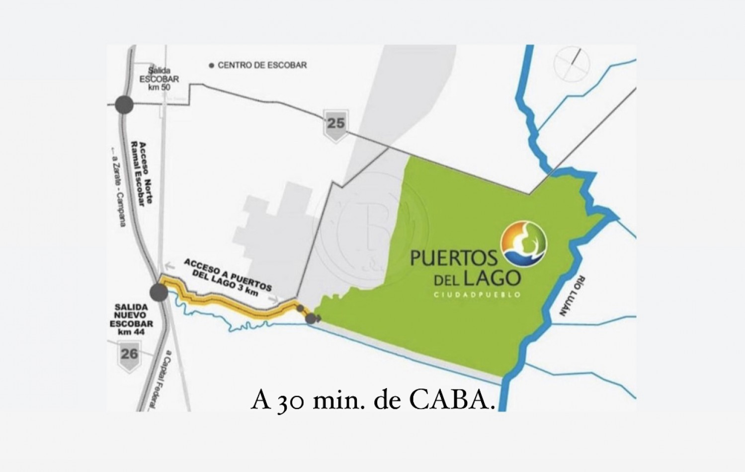 Lotes en Puertos/Escobar.