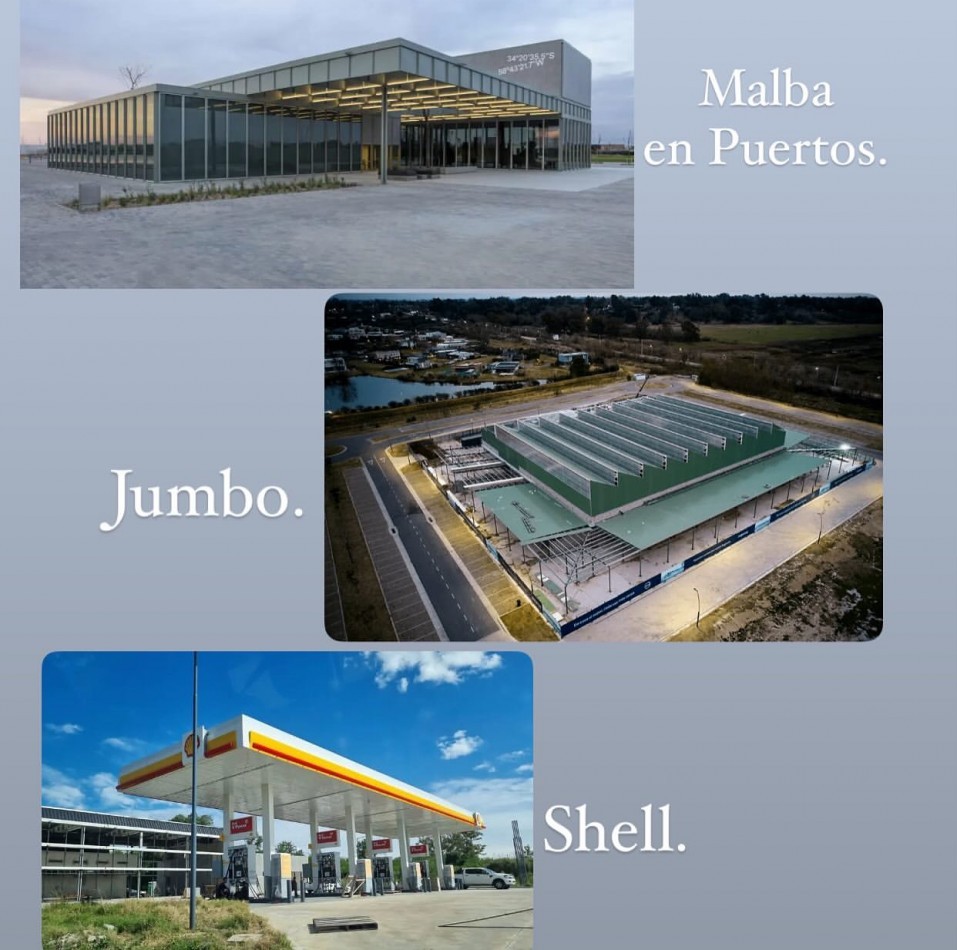 Lotes Puertos del Lago, Escobar. 