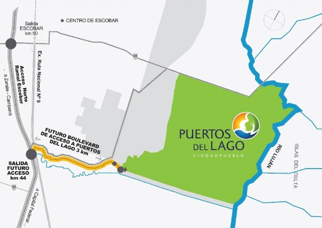 Lotes Puertos del Lago, Escobar. 