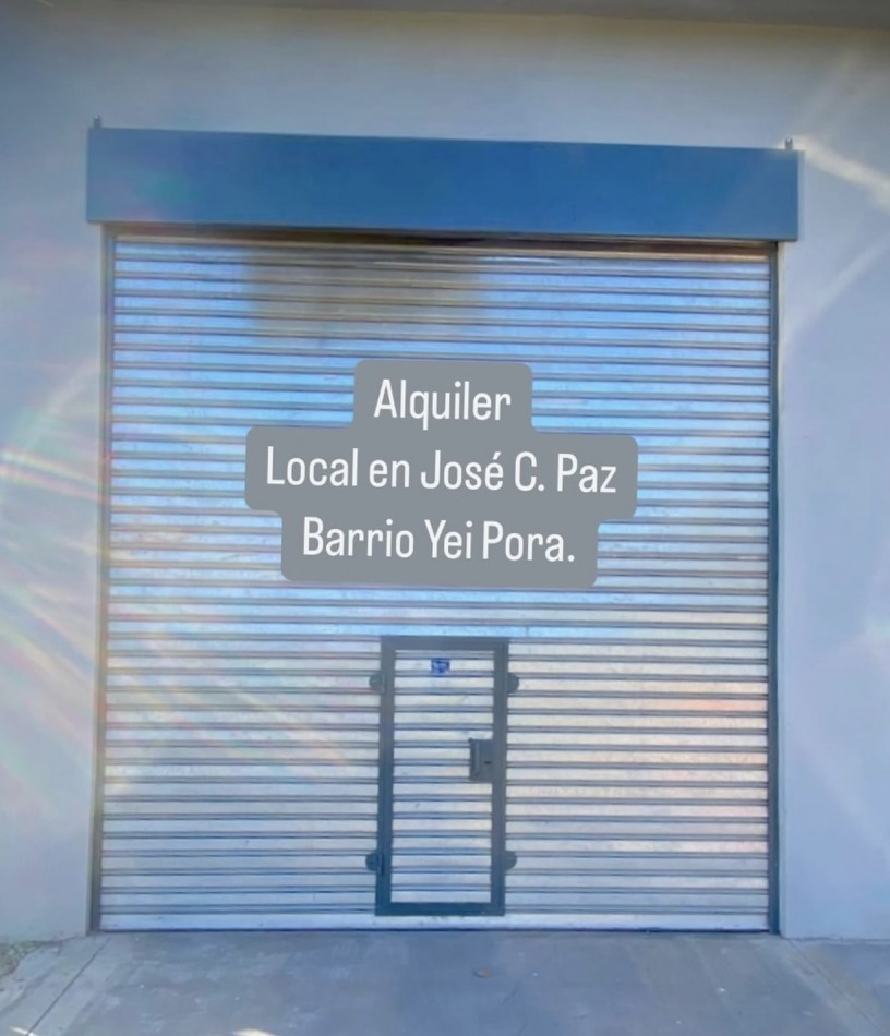 Local en Jose C. Paz a estrenar. 