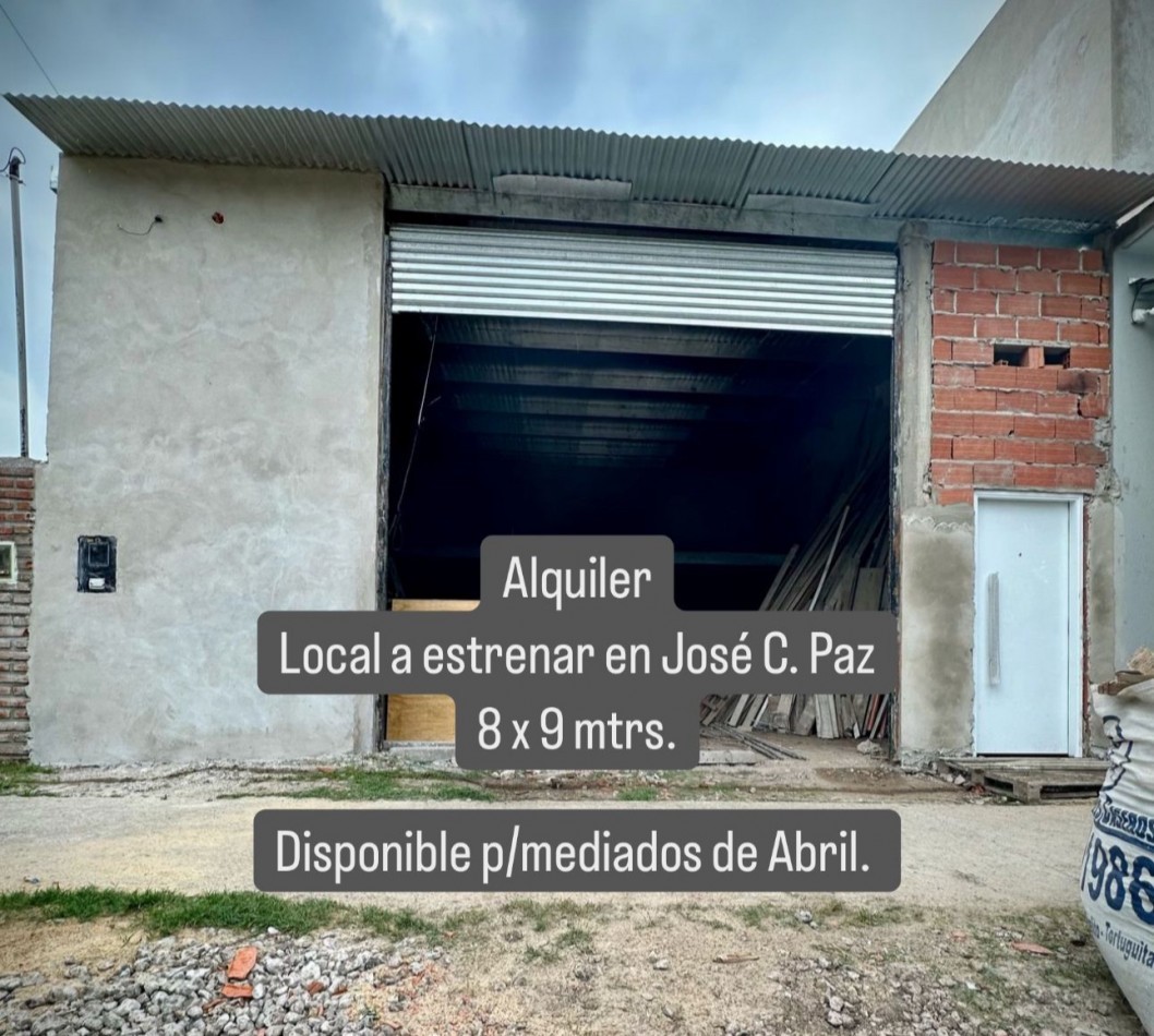 Local en Jose C. Paz. 