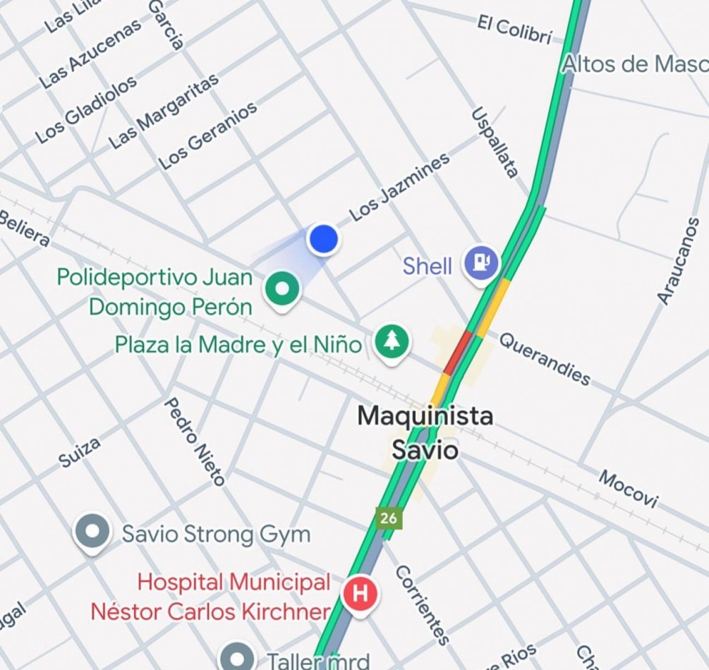 Departamento en Maquinista Savio.