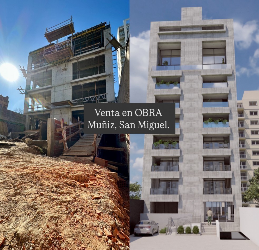 Departamento en Obra en Muñiz. 