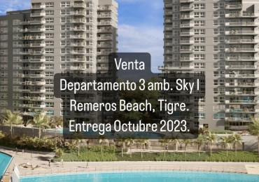 Departamento en Sky I, Remeros Beach Tigre.