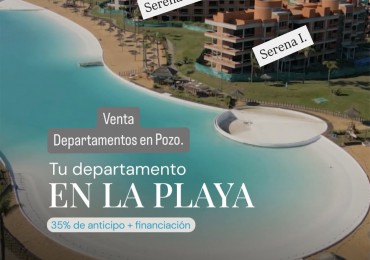 Departamentos en Lagoon Pilar. 