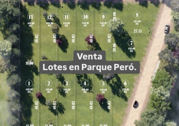 Lotes en Parque Pero.