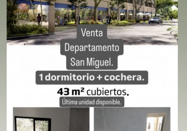 Departamento 2 amb. San Miguel. 