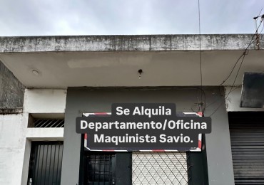 Departamento en Maquinista Savio.
