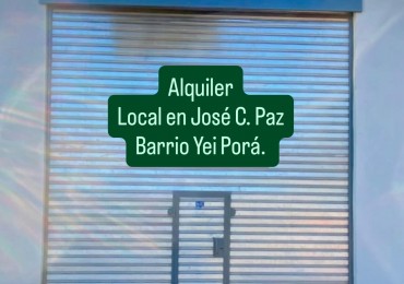 Local en Jose C. Paz. 