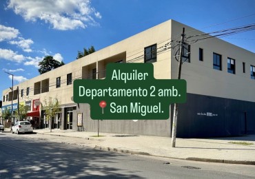 Dpto. 2 ambientes en San Miguel