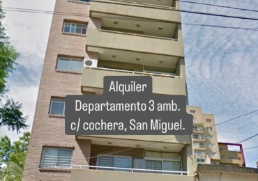 Departamento 3 amb. San Miguel. 
