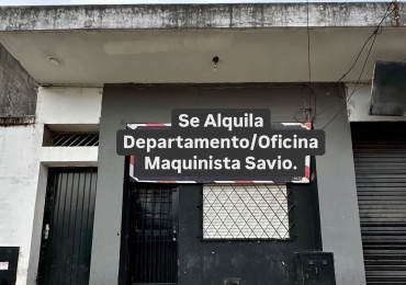 Departamento en Maquinista Savio.
